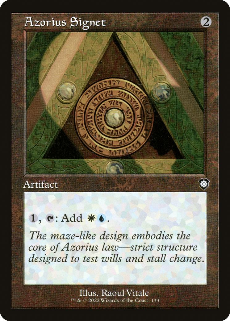 Azorius Signet (Retro) [The Brothers' War Commander]-1
