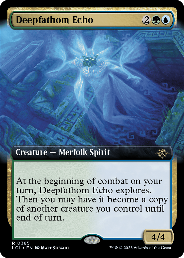 Deepfathom Echo (Extended Art) [The Lost Caverns of Ixalan]-1