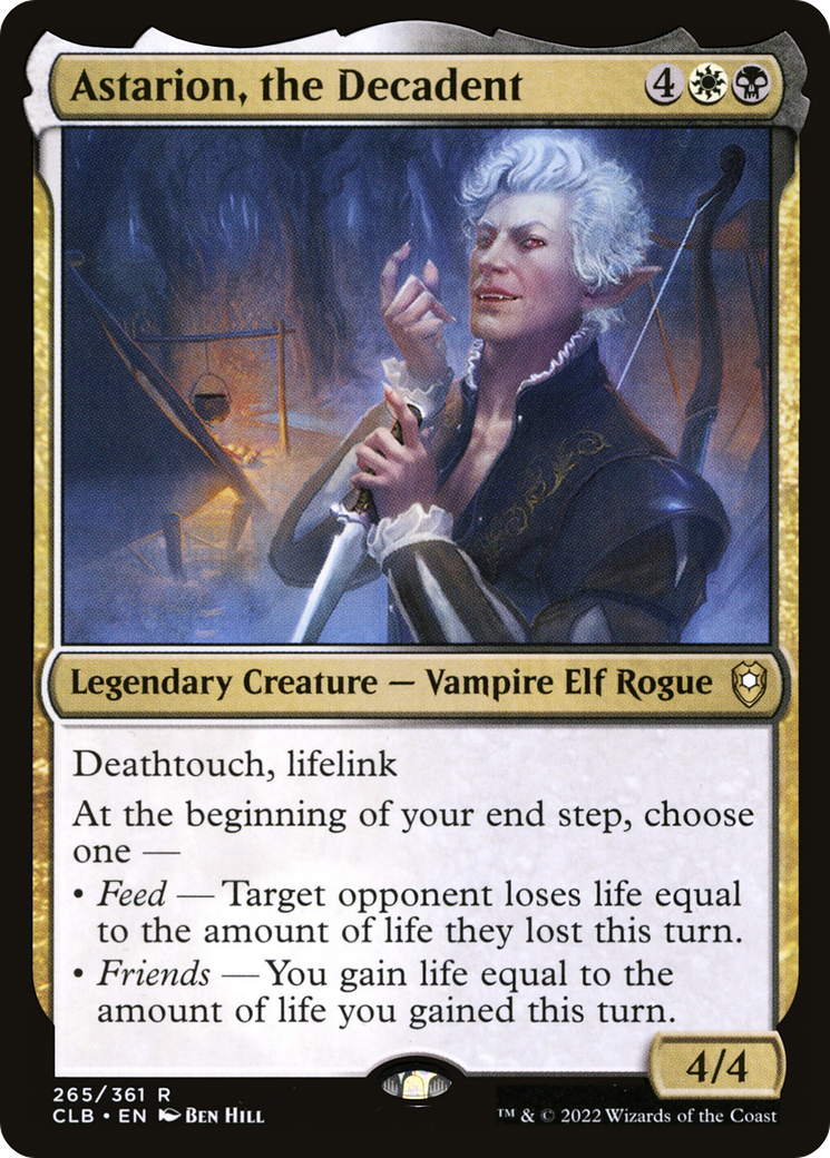 Astarion, the Decadent [Commander Legends: Battle for Baldur's Gate]-1