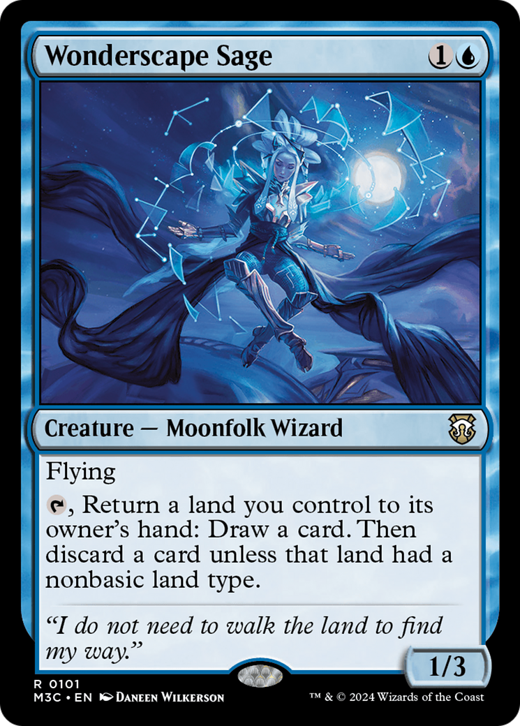 Wonderscape Sage (M3C-101) - Modern Horizons 3 Commander-1