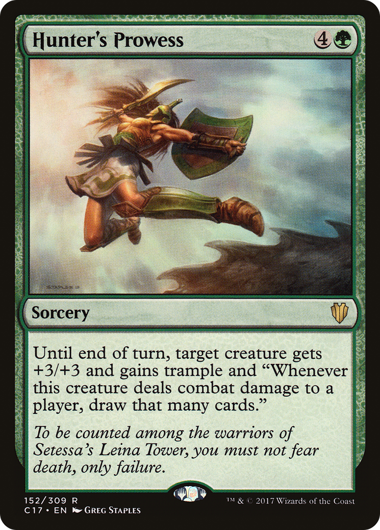 Hunter's Prowess [Commander 2017]-1