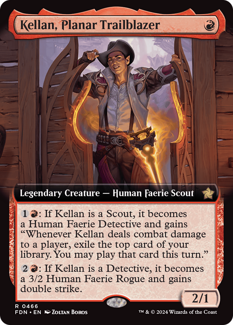Kellan, Planar Trailblazer (Extended Art) [Foundations]-1