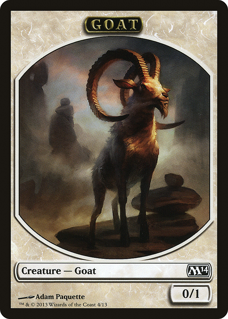 Goat Token [Magic 2014 Tokens]-1