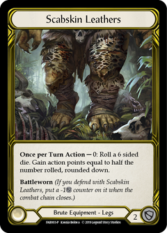 Scabskin Leathers [FAB003-P] (Promo)  1st Edition Cold Foil - Golden-1