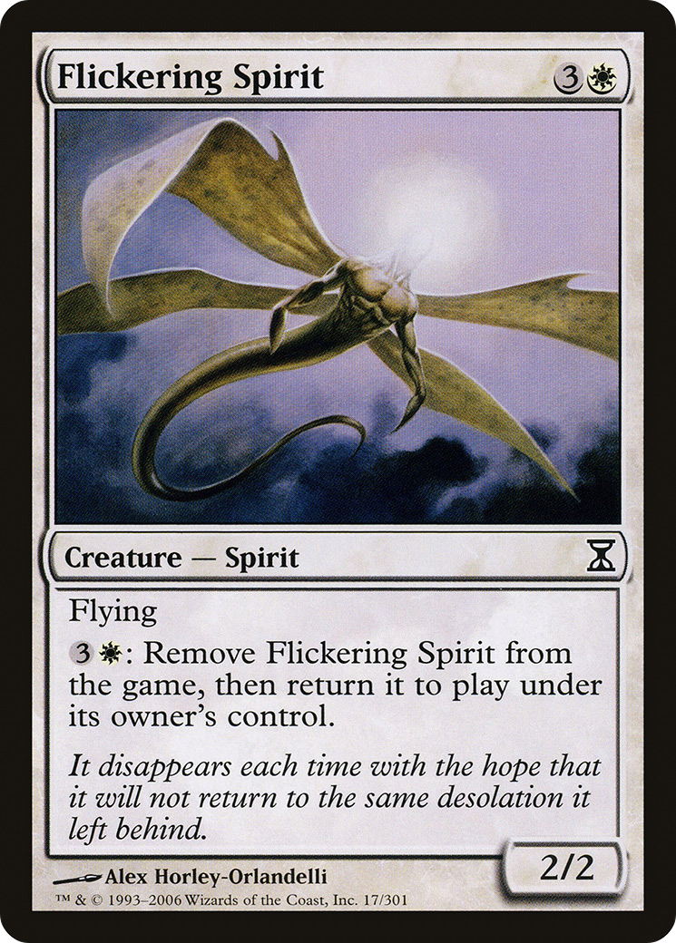 Flickering Spirit [Time Spiral]-1