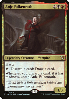 Anje Falkenrath (Oversized) [Commander 2019 Oversized]-1