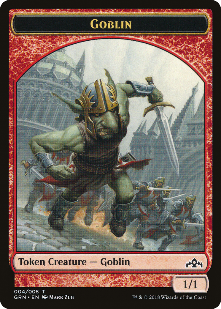 Goblin // Soldier Double-Sided Token [Guilds of Ravnica Guild Kit Tokens]-3