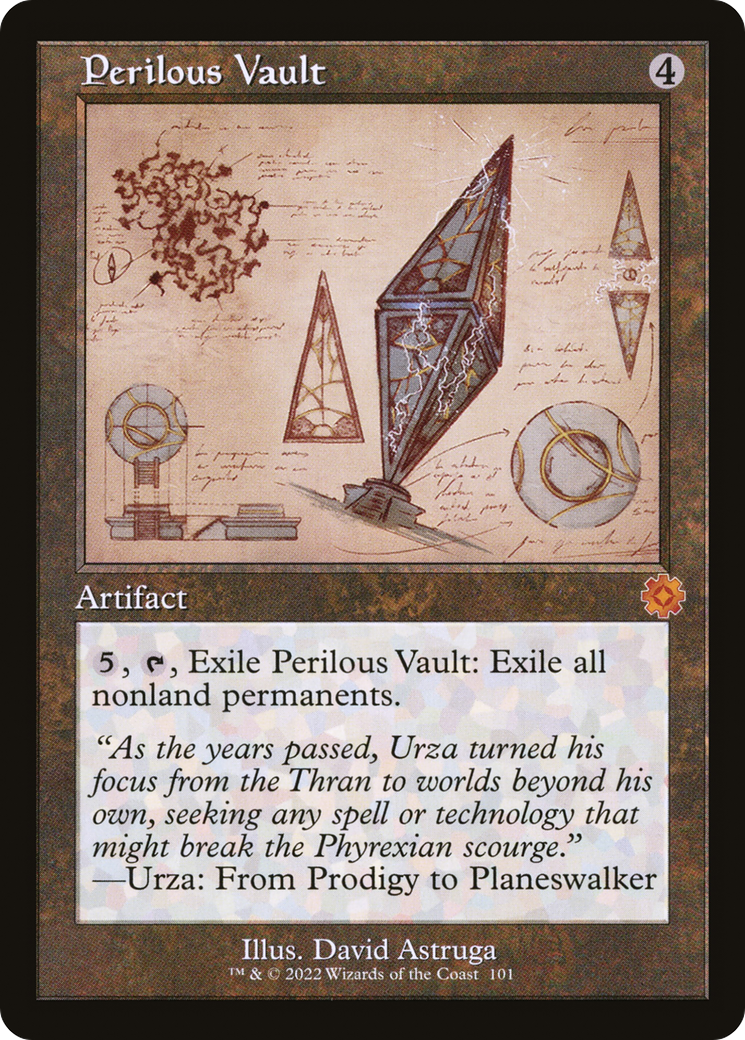 Perilous Vault (Retro Schematic) [The Brothers' War Retro Artifacts]-1
