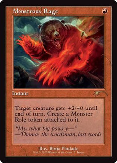 Monstrous Rage (Retro Frame) (WPN-002) - WPN & Gateway Promos Foil-1