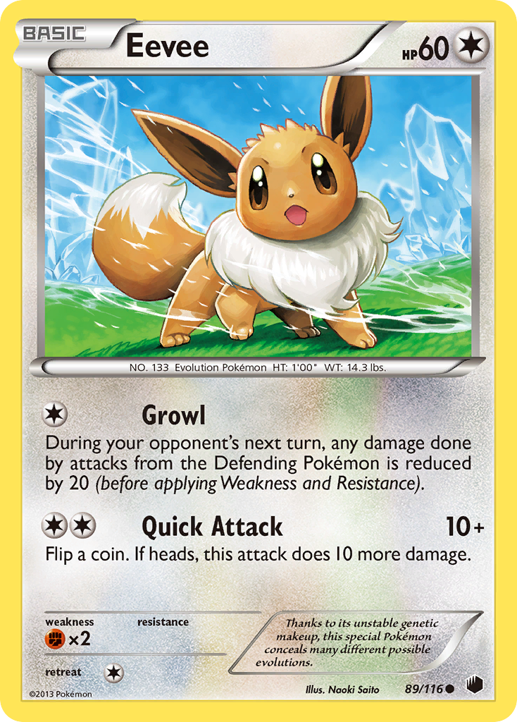 Eevee (89/116) [Black & White: Plasma Freeze]-1