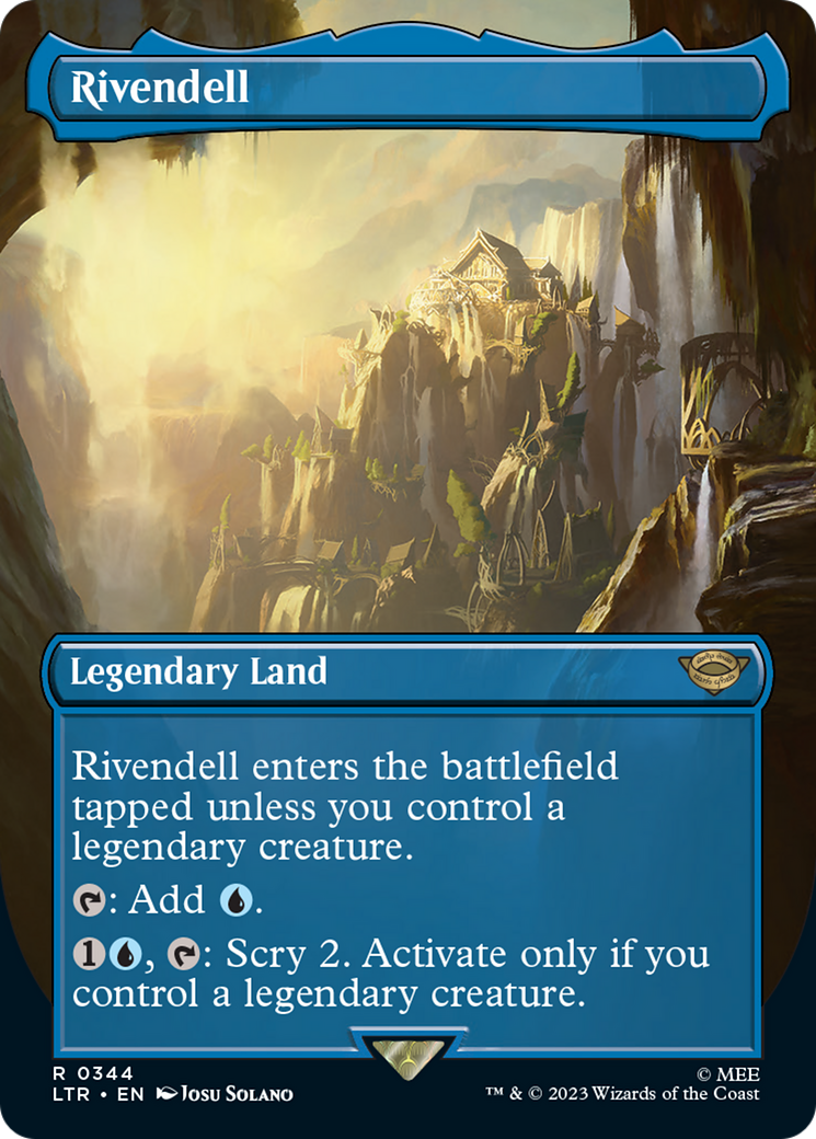 Rivendell (Borderless Alternate Art) [The Lord of the Rings: Tales of Middle-Earth]-1