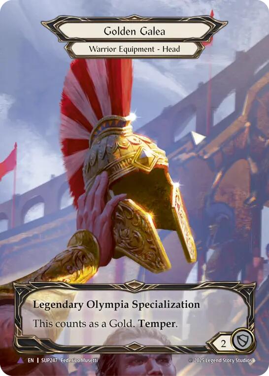 Golden Galea (Marvel) [SUP247] (Super Slam)  Cold Foil-1