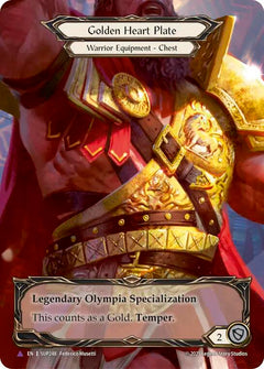 Golden Heart Plate (Marvel) [SUP248] (Super Slam)  Cold Foil-1