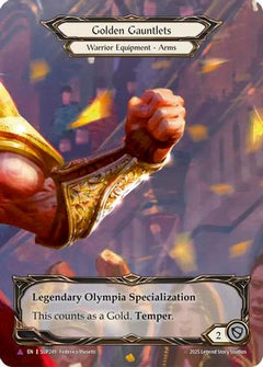 Golden Gauntlets (Marvel) [SUP249] (Super Slam)  Cold Foil-1