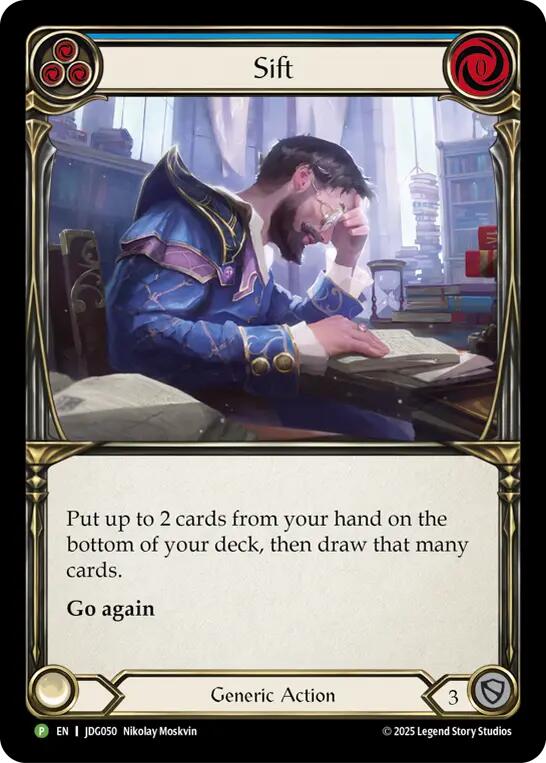 Sift (Blue) [JDG050] (Promo)  Cold Foil-1