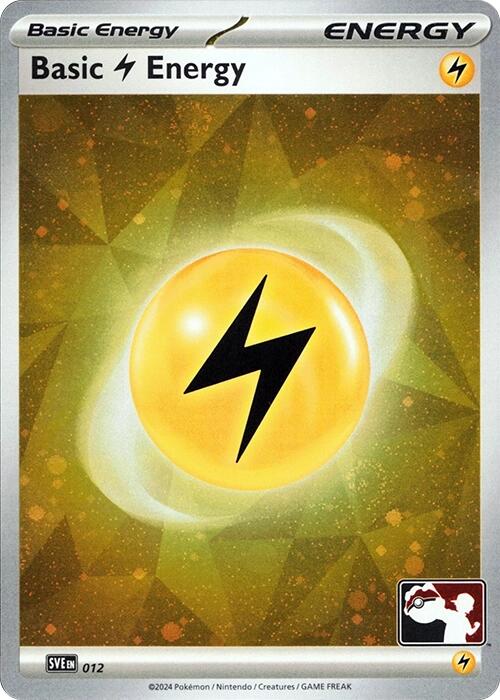 Basic Lightning Energy (012) (Cosmos Holo) [Prize Pack Series Seven]-1