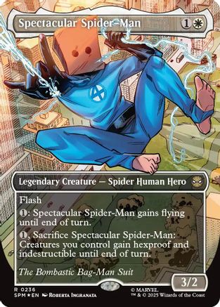 Spectacular Spider-Man (0236) (Borderless) (Textured Foil) [Marvel's Spider-Man]-1