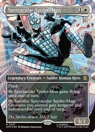 Spectacular Spider-Man (0237) (Borderless) (Textured Foil) [Marvel's Spider-Man]-1