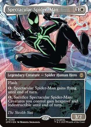 Spectacular Spider-Man (0238) (Borderless) (Textured Foil) [Marvel's Spider-Man]-1