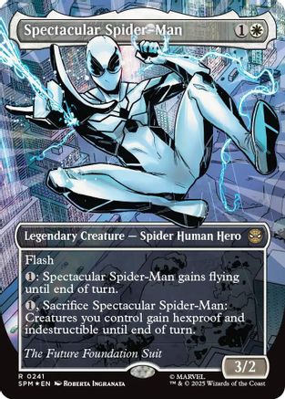 Spectacular Spider-Man (0241) (Borderless) (Textured Foil) [Marvel's Spider-Man]-1