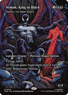Venom, King in Black - Skithiryx, the Blight Dragon (Borderless) [Marvel Universe: Eternal-Legal]-1