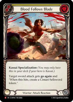 Blood Follows Blade (SUP252) - Super Slam Rainbow Foil-1