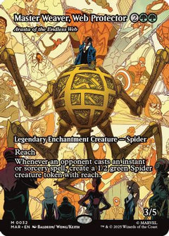 Master Weaver, Web Protector - Arasta of the Endless Web (Borderless) [Marvel Universe: Eternal-Legal]-1