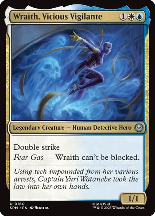 Wraith, Vicious Vigilante (SPM-160) - Marvel's Spider-Man Foil-1