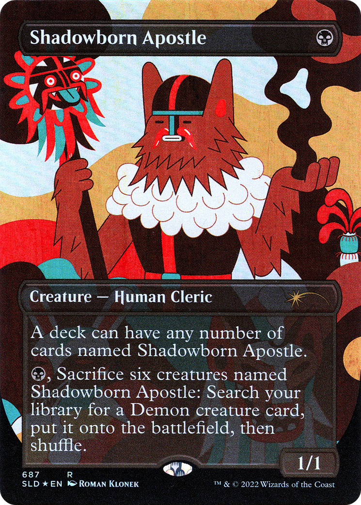 Shadowborn Apostle (687) (Borderless) [Secret Lair Drop Promos]-1