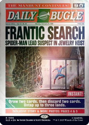 Frantic Search (1996) (Rainbow Foil) (SLD-1996) - Secret Lair Drop Series Foil-1