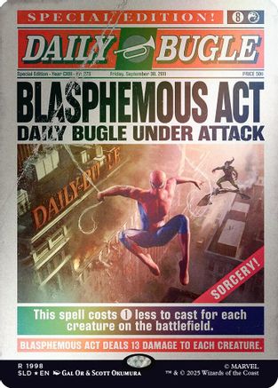 Blasphemous Act (1998) (Rainbow Foil) (SLD-1998) - Secret Lair Drop Series Foil-1