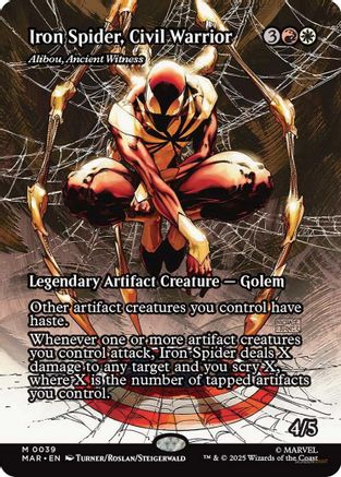 Iron Spider, Civil Warrior - Alibou, Ancient Witness [Marvel Universe: Eternal-Legal]-1