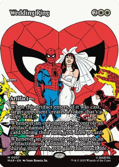 Wedding Ring (Borderless) (MAR-007) - Marvel Eternal-Legal Foil-1