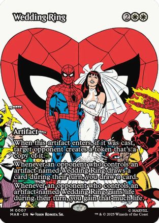 Wedding Ring (Borderless) (MAR-007) - Marvel Eternal-Legal Foil-1