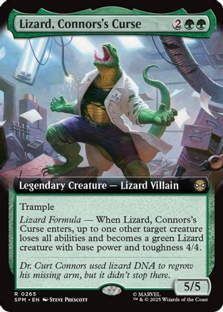 Lizard, Connors's Curse (Extended Art) [Marvel's Spider-Man]-1