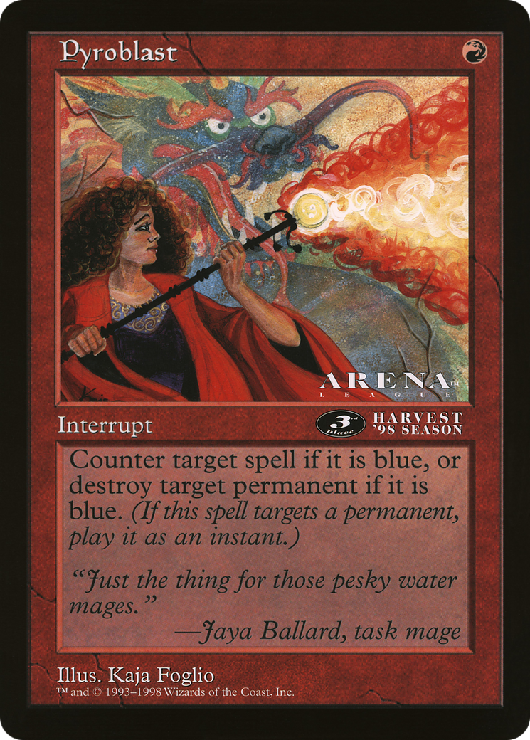 Pyroblast (OLEP-054) - Oversized League Prizes-1