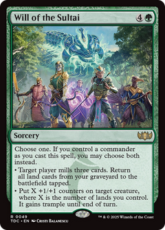 Will of the Sultai [Tarkir: Dragonstorm Commander]-1