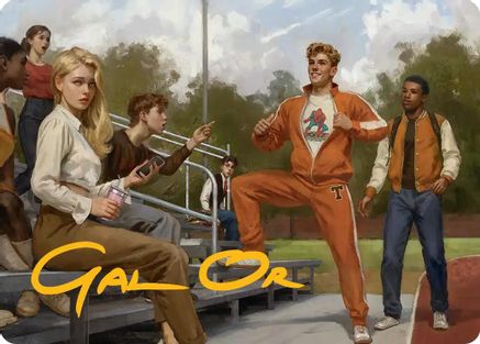 Flash Thompson, Spider-Fan Art Card (Gold-Stamped Signature) (AASPM-001) - Art Series: Marvel's Spider-Man-1