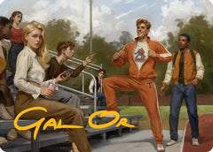 Flash Thompson, Spider-Fan Art Card (Gold-Stamped Signature) (AASPM-001) - Art Series: Marvel's Spider-Man-1