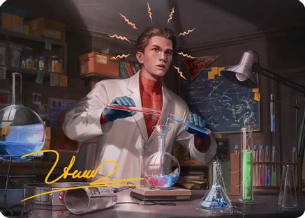 Peter Parker Art Card (3/54) (Gold-Stamped Signature) (AASPM-003) - Art Series: Marvel's Spider-Man-1