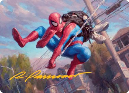 Spider-Man, Web-Slinger Art Card (Gold-Stamped Signature) (AASPM-004) - Art Series: Marvel's Spider-Man-1