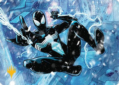 Spectacular Spider-Man (Black) Art Card (Gold-Stamped Planeswalker Symbol) (AASPM-052) - Art Series: Marvel's Spider-Man-1