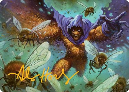 Swarm, Being of Bees Art Card (Gold-Stamped Signature) (AASPM-011) - Art Series: Marvel's Spider-Man-1