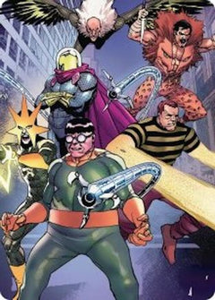 Behold the Sinister Six! Art Card (45/54) (AASPM-045) - Art Series: Marvel's Spider-Man-1