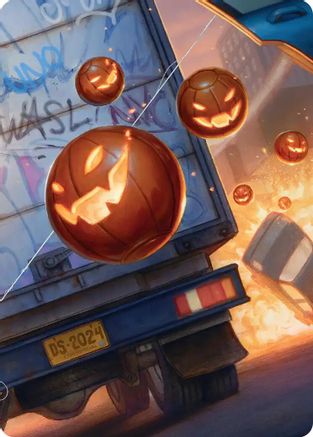 Pumpkin Bombs Art Card (AASPM-) - Art Series: Marvel's Spider-Man-1