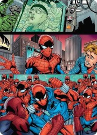 The Clone Saga Art Card (AASPM-042) - Art Series: Marvel's Spider-Man-1