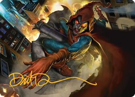 Hobgoblin, Mantled Marauder Art Card (Gold-Stamped Signature) (AASPM-015) - Art Series: Marvel's Spider-Man-1