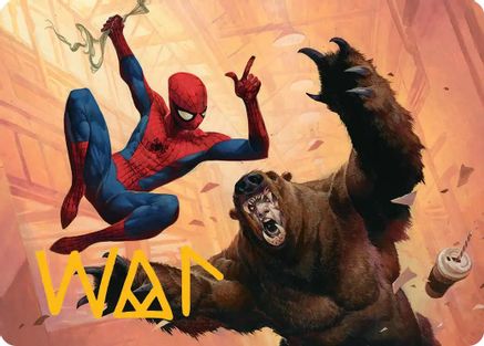 Wisecrack Art Card (Gold-Stamped Signature) (AASPM-016) - Art Series: Marvel's Spider-Man-1