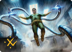Doctor Octopus, Master Planner Art Card (25/54) (Gold-Stamped Signature) (AASPM-025) - Art Series: Marvel's Spider-Man-1
