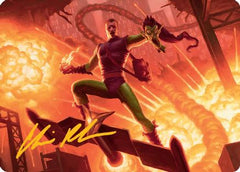 Green Goblin, Revenant Art Card (Gold-Stamped Signature) (AASPM-027) - Art Series: Marvel's Spider-Man-1